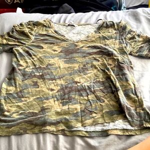 Woman’s camo tee